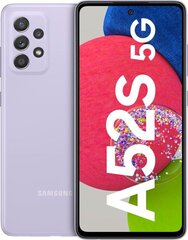 Samsung Galaxy A52s, 128GB, Dual SIM, Purple cena un informācija | Mobilie telefoni | 220.lv