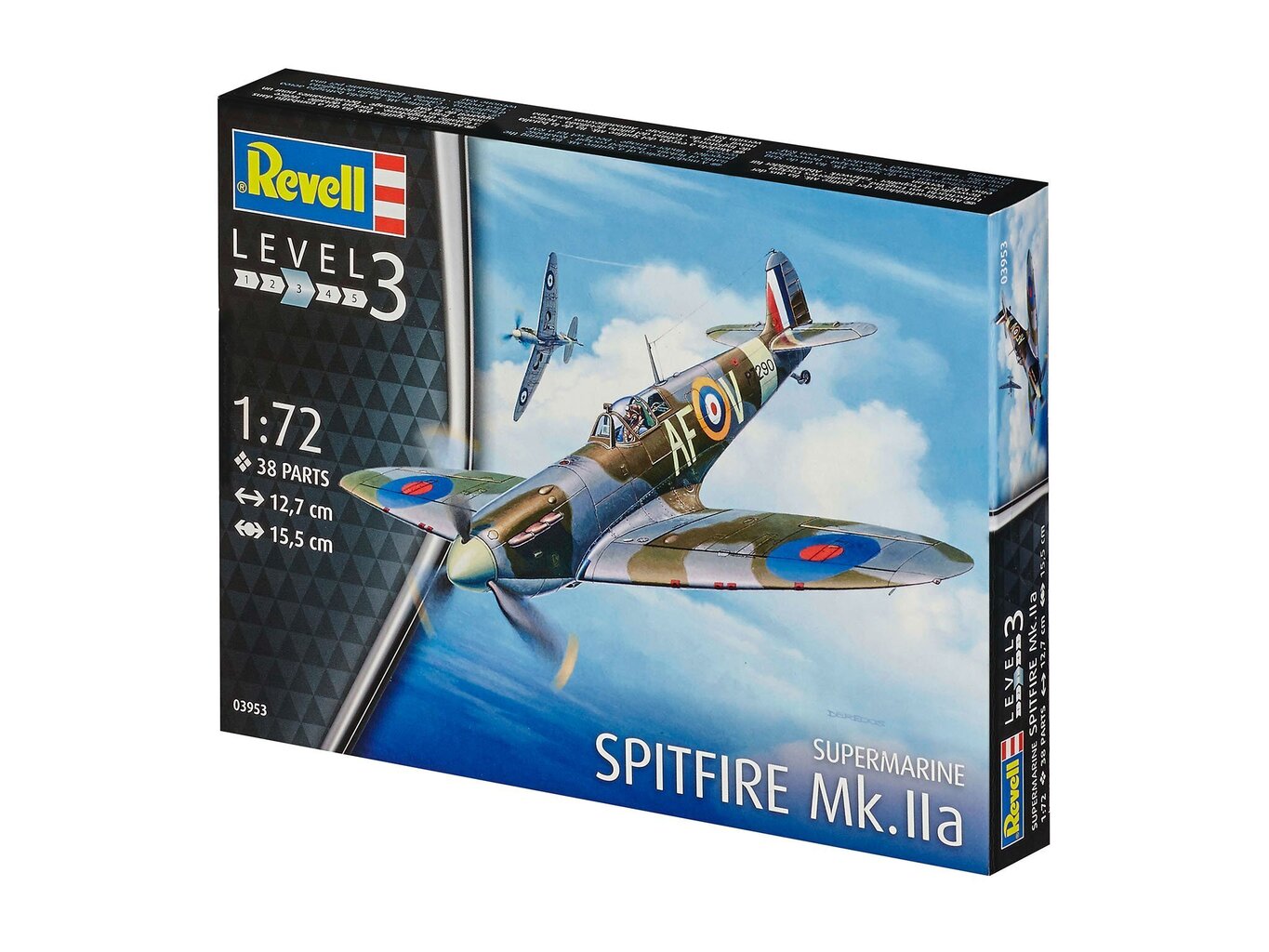 Revell modelis Spitfire Mk.IIa 1:72 cena un informācija | Konstruktori | 220.lv