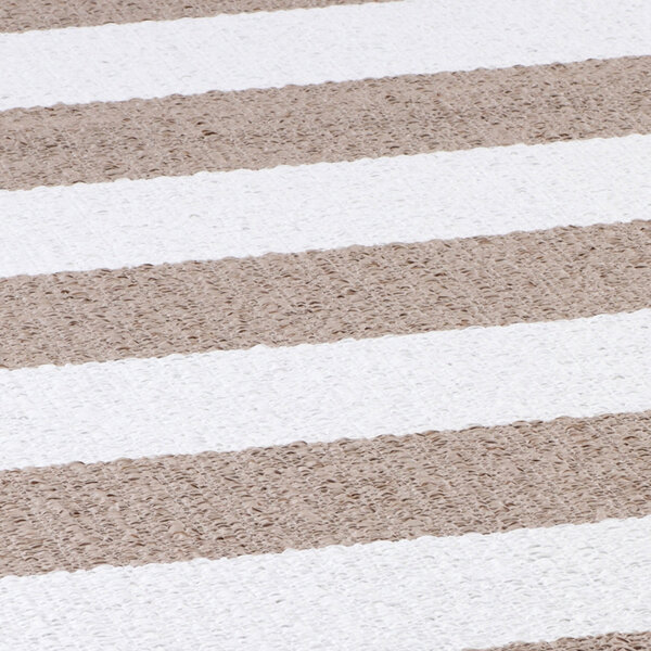 Narma divpusējais plastmasas paklājs Birkas, bēšā/baltā krāsā - dažādi izmēri cena
