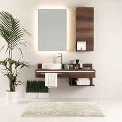 AmeliaHome vannas istabas paklājs, bēšā krāsā - dažādi izmēri cena un informācija | Vannas istabas aksesuāri | 220.lv