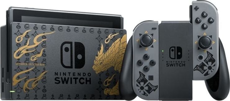 Spēļu konsole Nintendo Switch - Monster Hunter Rise Edition cena un informācija | Spēļu konsoles | 220.lv