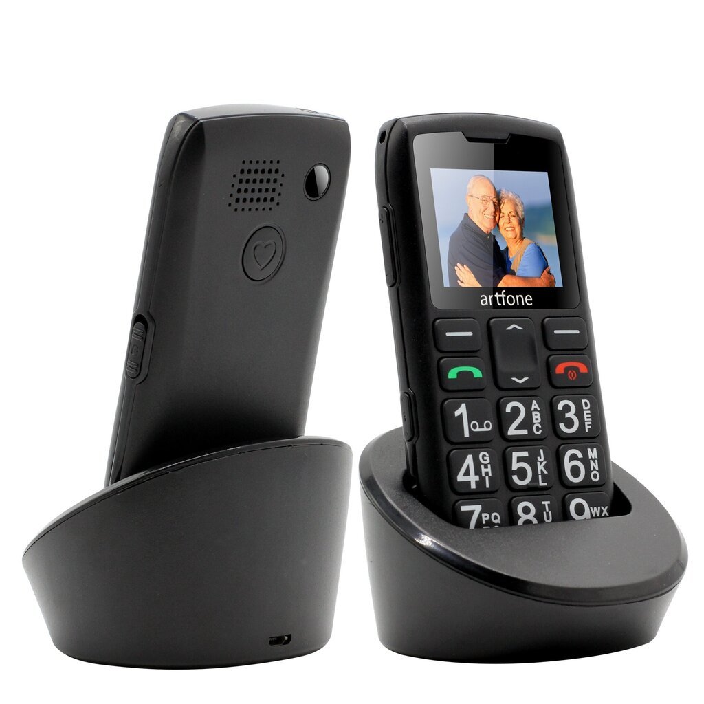 Artfone C1+, Dual SIM Black cena un informācija | Mobilie telefoni | 220.lv