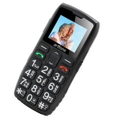 Телефон для пожилых людей Artfone C1+, Dual SIM, Black (LT, LV, EE, RU ) kaina ir informacija | Мобильные телефоны | 220.lv
