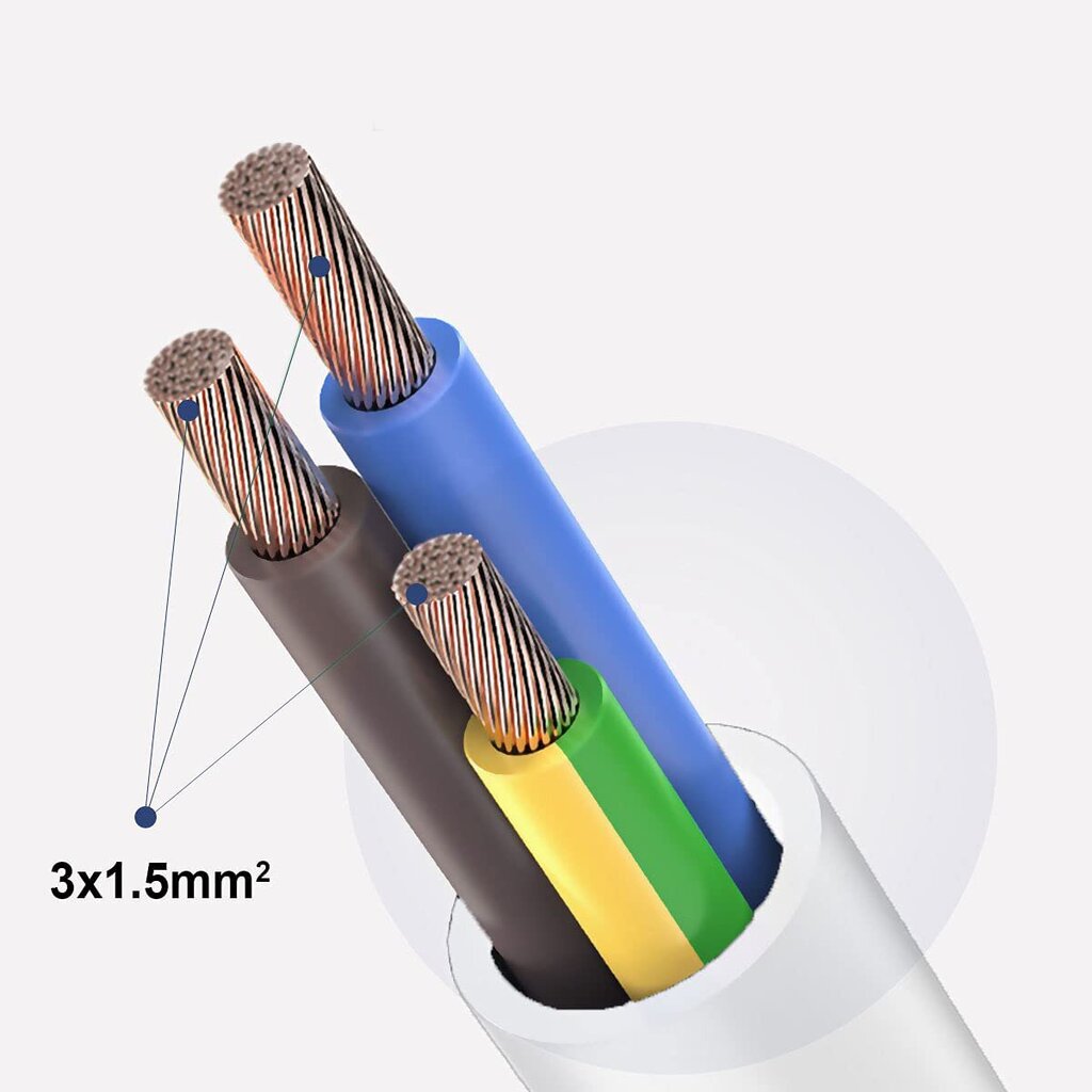 Pagarinājuma spole G.LUX HJR-6 50m цена и информация | Pagarinātāji | 220.lv