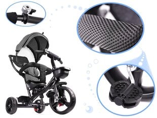 Trike Fix Lite 2in1 Bērnu Trīsritenis ar Rokturi Pelēks цена и информация | Трехколесные велосипеды | 220.lv