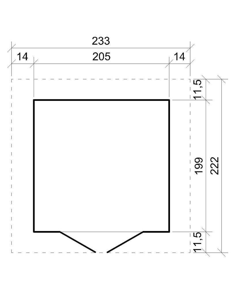 Koka dārza mājiņa / instrumentu novietne Timbela M351 цена и информация | Dārza mājiņas, šķūņi, malkas nojumes | 220.lv