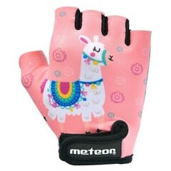 Велосипедные перчатки для детей с ламами Meteor Junior цена и информация | Велоперчатки | 220.lv