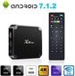 Multivides atskaņotājs X96mini Android TV Box 2 GB + 16 GB TV televizora pierīce cena un informācija | Multimediju atskaņotāji | 220.lv