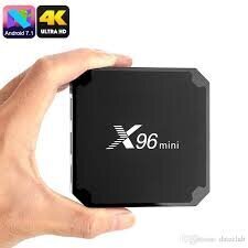 Multivides atskaņotājs X96mini Android TV Box 2 GB + 16 GB TV televizora pierīce цена и информация | Multimediju atskaņotāji | 220.lv