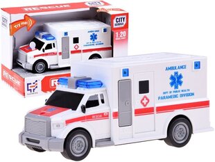 Автомобиль скорой помощи Rescue, белый цена и информация | Игрушки для мальчиков | 220.lv