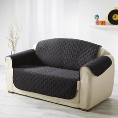 Dīvāna pārsegs, melnā krāsā - dažādi izmēri cena un informācija | Mēbeļu pārvalki | 220.lv