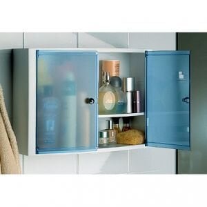 Vannas istabas skapis Tatay, zils cena un informācija | Vannas istabas skapīši | 220.lv