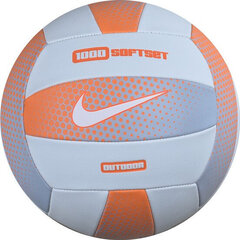 Nike bumba 1000 Softset Outdooor Volleybal Balta Oranža Pelēka cena un informācija | Volejbola bumbas | 220.lv