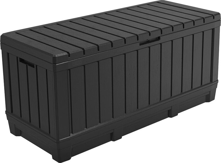 Uzglabāšanas kaste Kentwood Storage Box 350 L, pelēka cena un informācija | Komposta kastes un āra konteineri | 220.lv