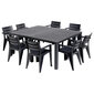 Dārza galds Julie Double Table ( 2 konfigurācijas), pelēks cena un informācija | Dārza galdi | 220.lv