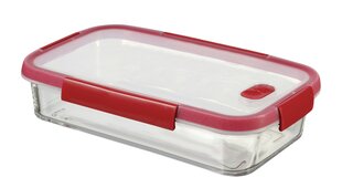 Контейнер для хранения пищевых продуктов Smart Cook стеклянный прямоугольный, 2 л цена и информация | Посуда для хранения еды | 220.lv