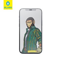 5D Mr. Monkey Glass - Apple iPhone 12 Pro Max (6,7") melns (Strong Matte) цена и информация | Защитные пленки для телефонов | 220.lv