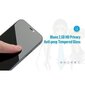 5D Mr. Monkey Glass - Apple iPhone 12 Pro max (6,7") black (Strong Privacy) cena un informācija | Ekrāna aizsargstikli | 220.lv