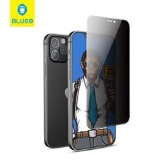 5D Mr. Monkey Glass - Apple iPhone 12 Pro max (6,7") black (Strong Privacy) cena un informācija | Ekrāna aizsargstikli | 220.lv