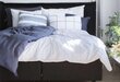 Familon gultas veļas komplekts no svītraina perkala, baltā/melnā krāsā - dažādi izmēri cena un informācija | Gultas veļas komplekti | 220.lv