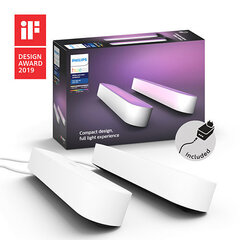 Philips Hue - Play Light Bar 2-Pack White - White & Color Ambiance cena un informācija | Philips Apgaismojums | 220.lv