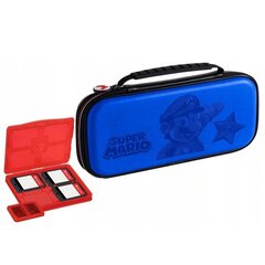 Nintendo Switch RDS Game Traveler: Deluxe Travel Case - Super Mario Edition Blue (Switch) цена и информация | Аксессуары для компьютерных игр | 220.lv