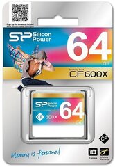 Silicon Power atmiņas karte CF 64GB 600x cena un informācija | Atmiņas kartes mobilajiem telefoniem | 220.lv