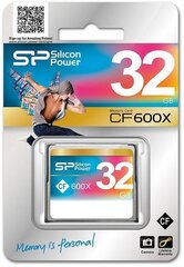 Silicon Power atmiņas karte CF 32GB 600x cena un informācija | Atmiņas kartes fotokamerām | 220.lv
