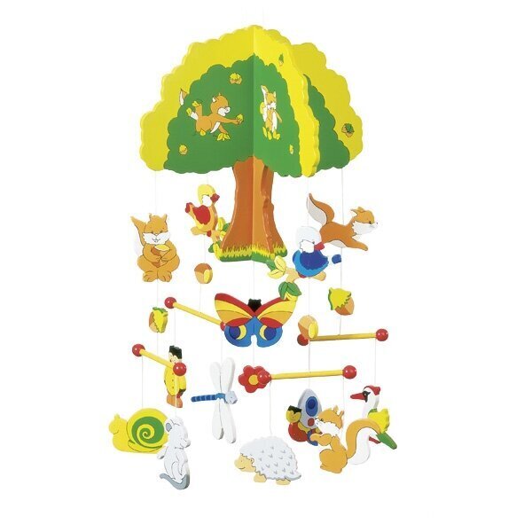 Piekaramā rotaļlieta Goki Māja uz koka цена и информация | Rotaļlietas zīdaiņiem | 220.lv