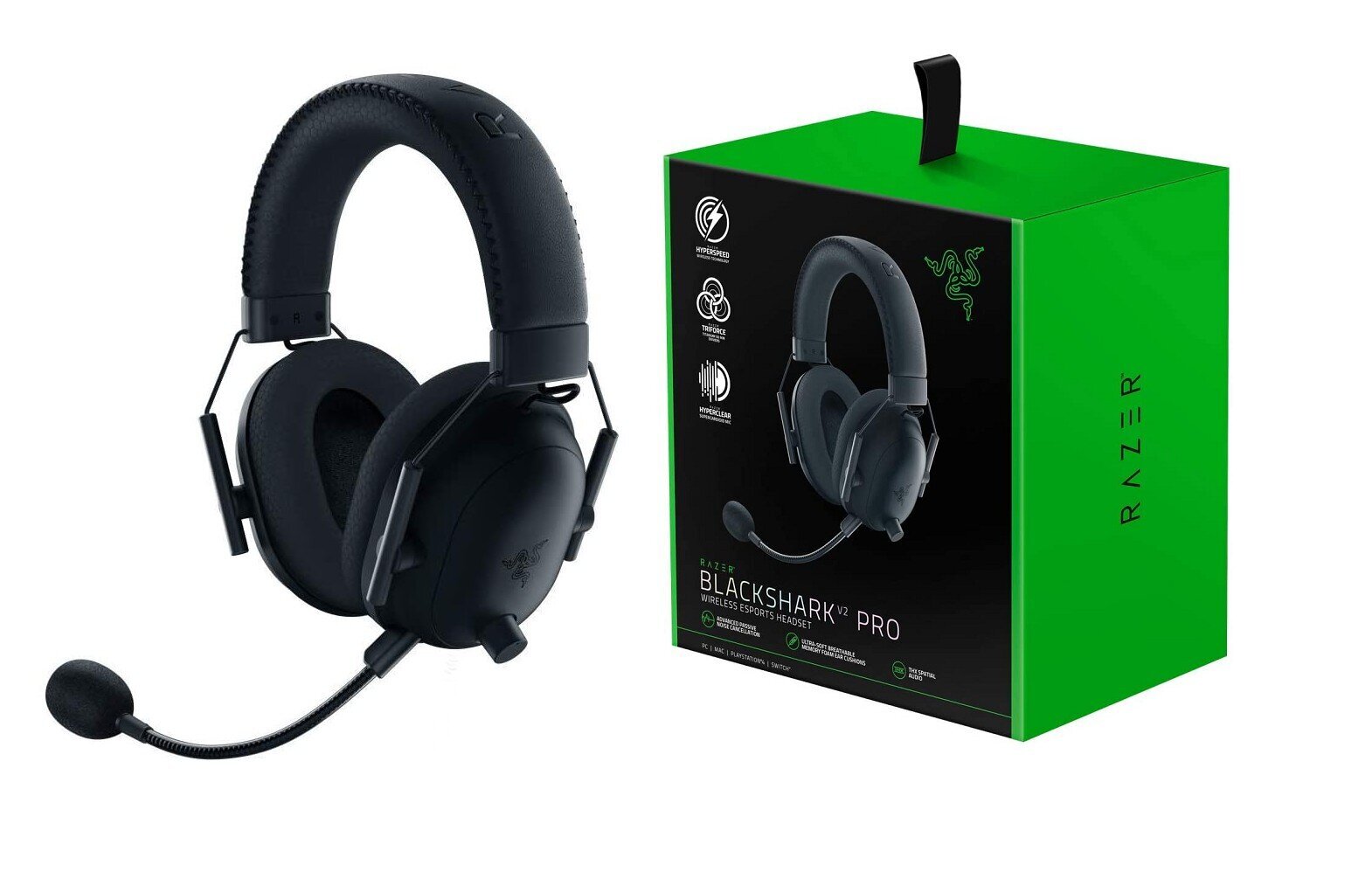 Razer Blackhark V2 Pro Gaming cena un informācija | Austiņas | 220.lv