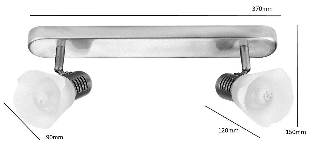 Sienas lampa G.LUX R5001C-2B cena un informācija | Sienas lampas | 220.lv