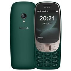 Nokia 6310, 8 MB, Dual SIM, zaļa cena un informācija | Nokia Mobilie telefoni un aksesuāri | 220.lv