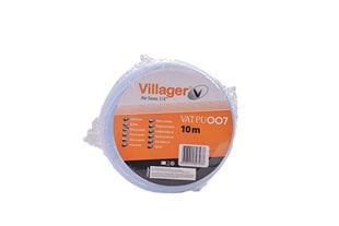 Gaisa šļūtene Villager VAT-PU007, 10 m cena un informācija | Kompresori | 220.lv