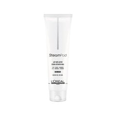 Выпрямляющее молочко для слабых и тонких волос L'Oreal Professionnel Steampod Smoothing Milk for Fine Hair, 150 мл цена и информация | Средства для укладки волос | 220.lv