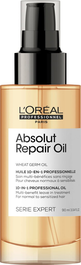 Atjaunojoša matu eļļa L'oreal Professionnel Absolut Repair Wheat Oil, 90 ml cena un informācija | Matu uzlabošanai | 220.lv