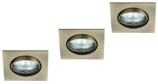 Встраиваемый светильник G.LUX BS-3261 латунь цена и информация | Монтируемые светильники, светодиодные панели | 220.lv