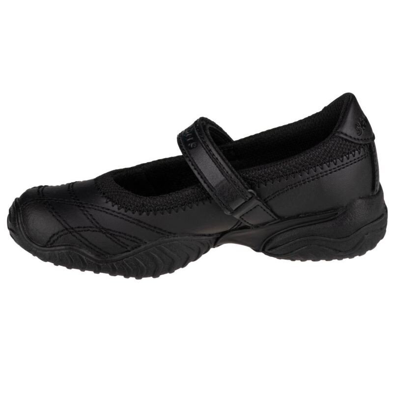 Ikdienas apavi meitenēm Skechers Velocity-Pouty Jr 81264L-BLK, melni cena un informācija | Sporta apavi bērniem | 220.lv