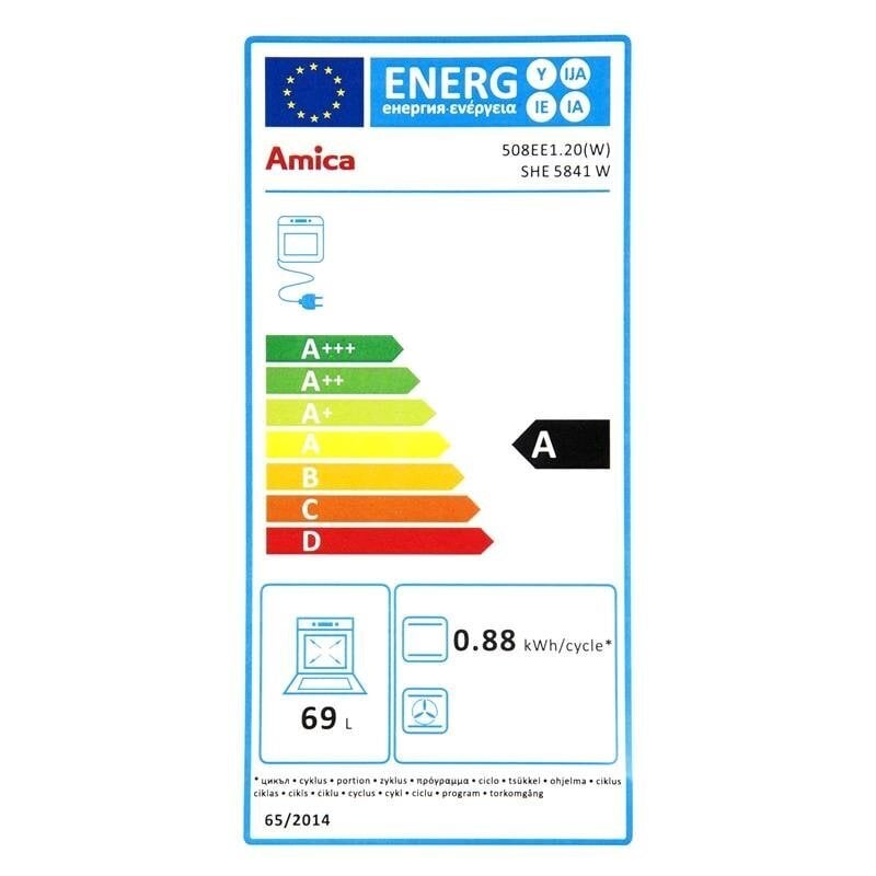 Plīts Amica 58EE1.20 cena un informācija | Elektriskās plītis | 220.lv