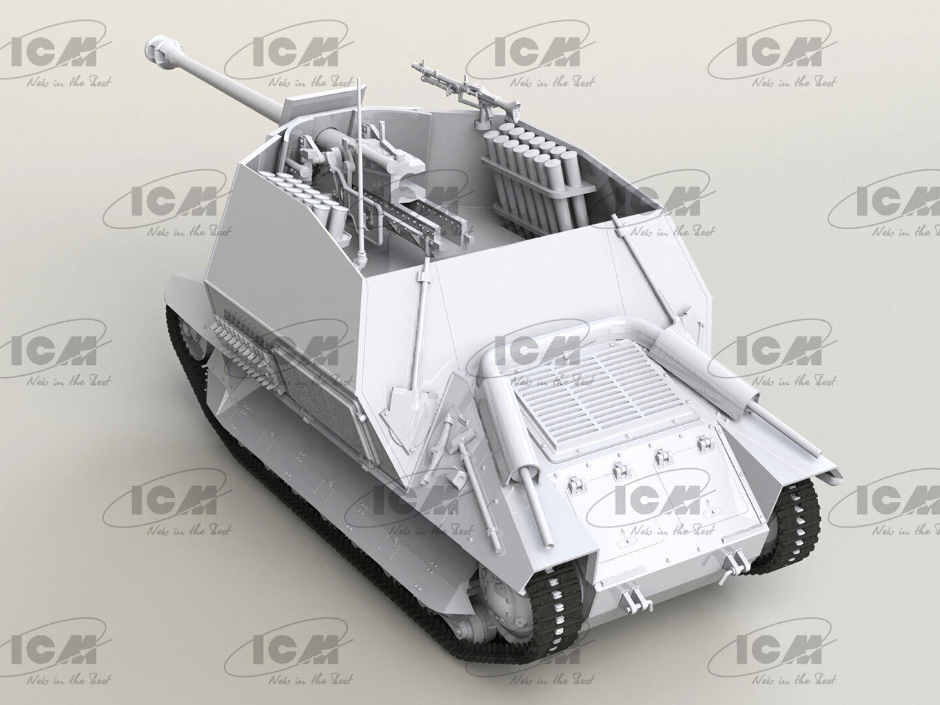 Līmējams modelis ICM 35339 Marder I uz pamata FCM 1/35 cena un informācija | Līmējamie modeļi | 220.lv