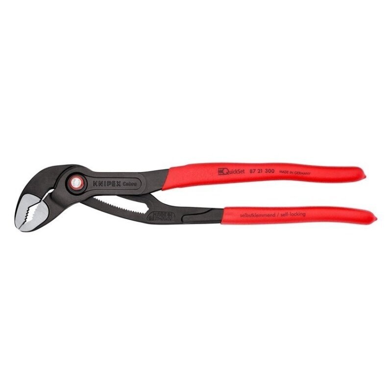 Knipex Cobra QuickSet 8721300 ūdens sūkņa knaibles, 300mm, HEX 60mm цена и информация | Rokas instrumenti | 220.lv