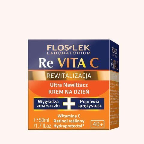 Floslek Re Vita C sejas krēms 50 ml cena un informācija | Sejas krēmi | 220.lv