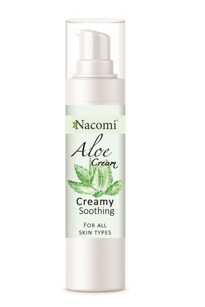 Nacomi Aloe nomierinošs sejas krēms 50 ml цена и информация | Sejas krēmi | 220.lv