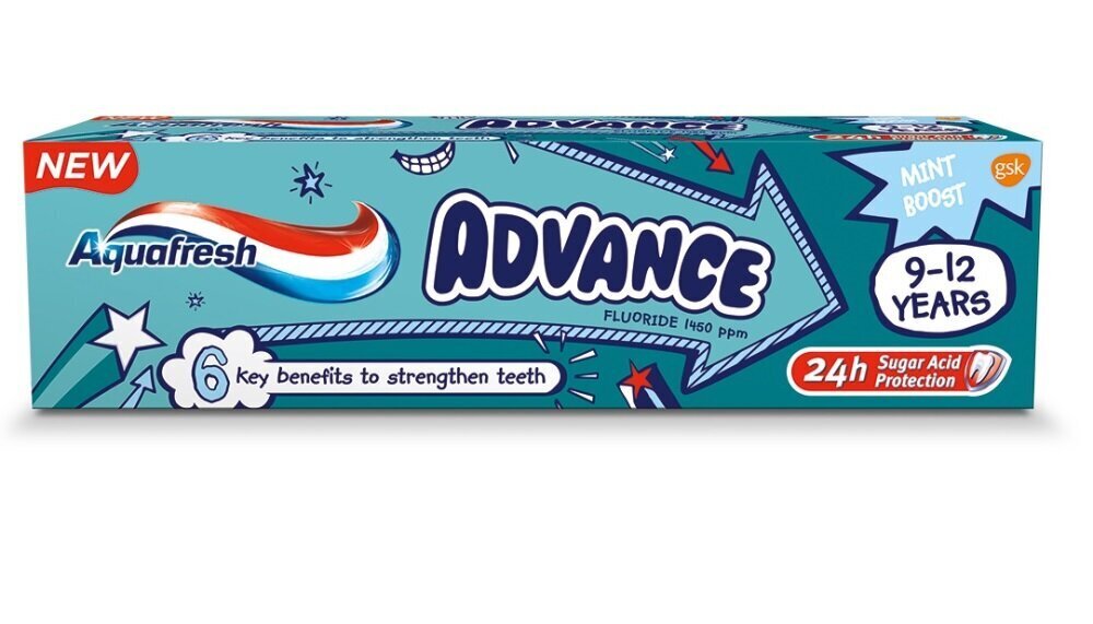 Aquafresh Advance zobu pasta 75 ml цена и информация | Zobu pastas, birstes | 220.lv