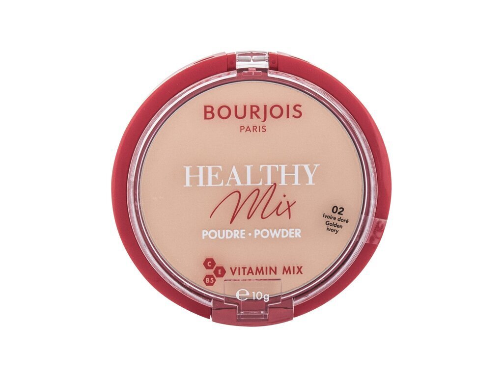 BOURJOIS Paris Healthy Mix pūderis 10 g, 02 Golden Ivory цена и информация | Grima bāzes, tonālie krēmi, pūderi | 220.lv