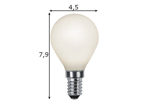 LED elektriskā spuldze, E14, 4,7 W/470 lm cena un informācija | Spuldzes | 220.lv