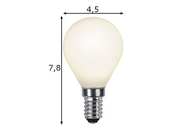 LED elektriskā spuldze, E14, 4,7 W/470 lm cena un informācija | Spuldzes | 220.lv
