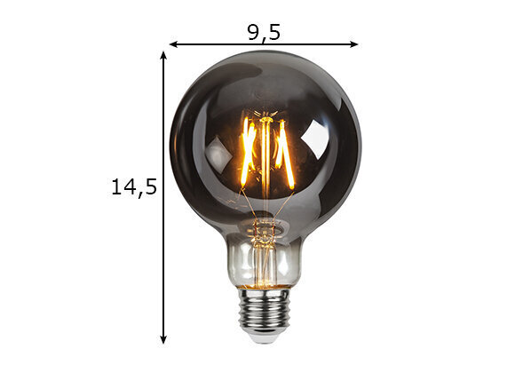 Dekoratīvā LED elektriskā spuldze, E27, 1,8 W cena un informācija | Spuldzes | 220.lv