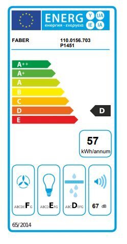 Faber 110.0156.703 P1451 cena un informācija | Tvaika nosūcēji | 220.lv