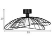 Globen Lighting lampa Ray цена и информация | Griestu lampas | 220.lv