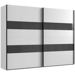 Шкаф Altona 2, белый/тёмно-серый, 270 см цена и информация | Шкафы | 220.lv